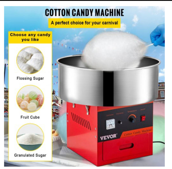 Cotton Candy Machine For Rent Chicago/Bolingbrook | Snax Rentals