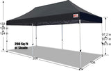 10x20 Black Canopy Tent.