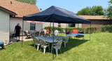 10x20 Black Canopy Tent.