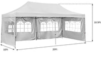 10x20 Canopy Tent White