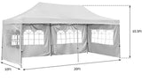 10x20 Canopy Tent White